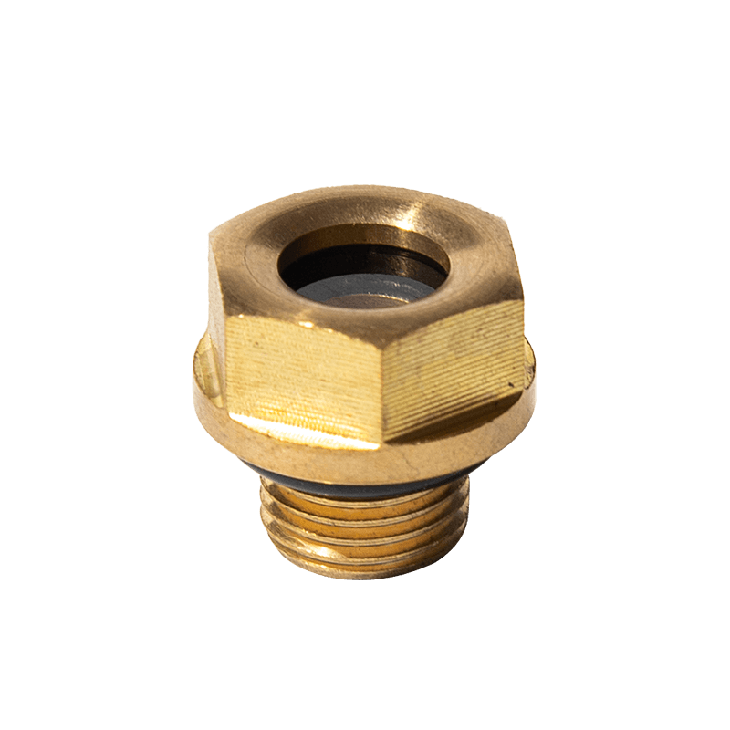 Vetro a livello di olio di ottone